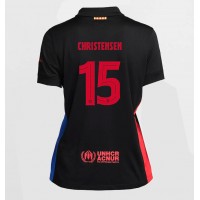 Barcelona Andreas Christensen #15 Fotballklær Bortedrakt Dame 2024-25 Kortermet